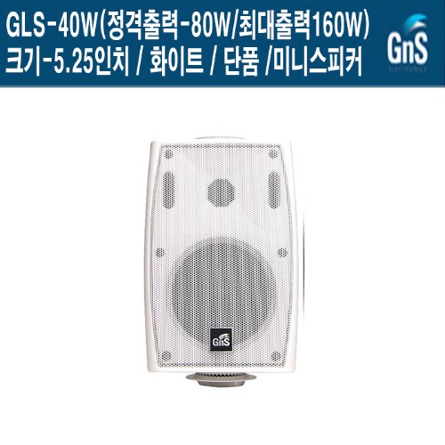 GLS-40W-지앤에스 안경점 안과 강연장 패션스피커